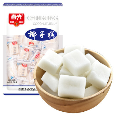 椰香沁心，海島滋味——春光食品200g*2袋裝海南特產椰子糕推薦